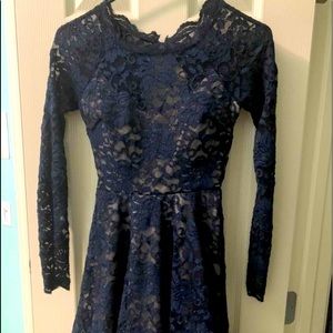 Blue formal dress